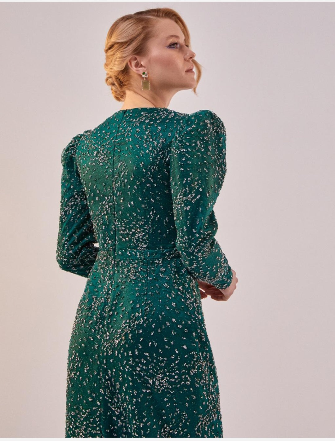 Tiara Sleeve Evening Dress 260840-84