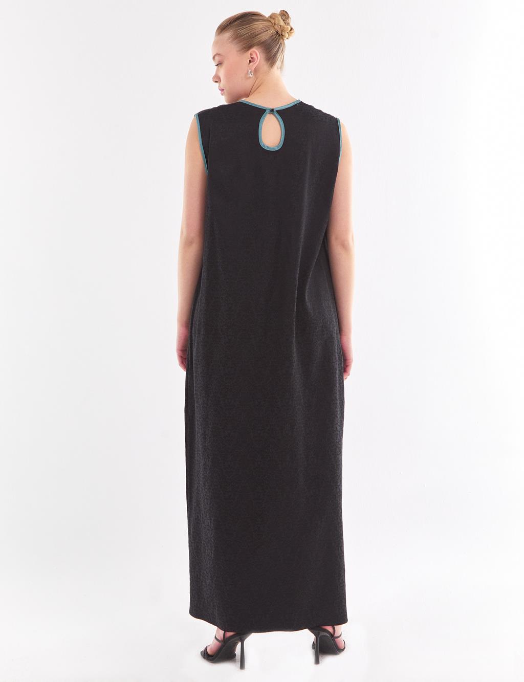 KAYRA Embroidered Dress Suit Black