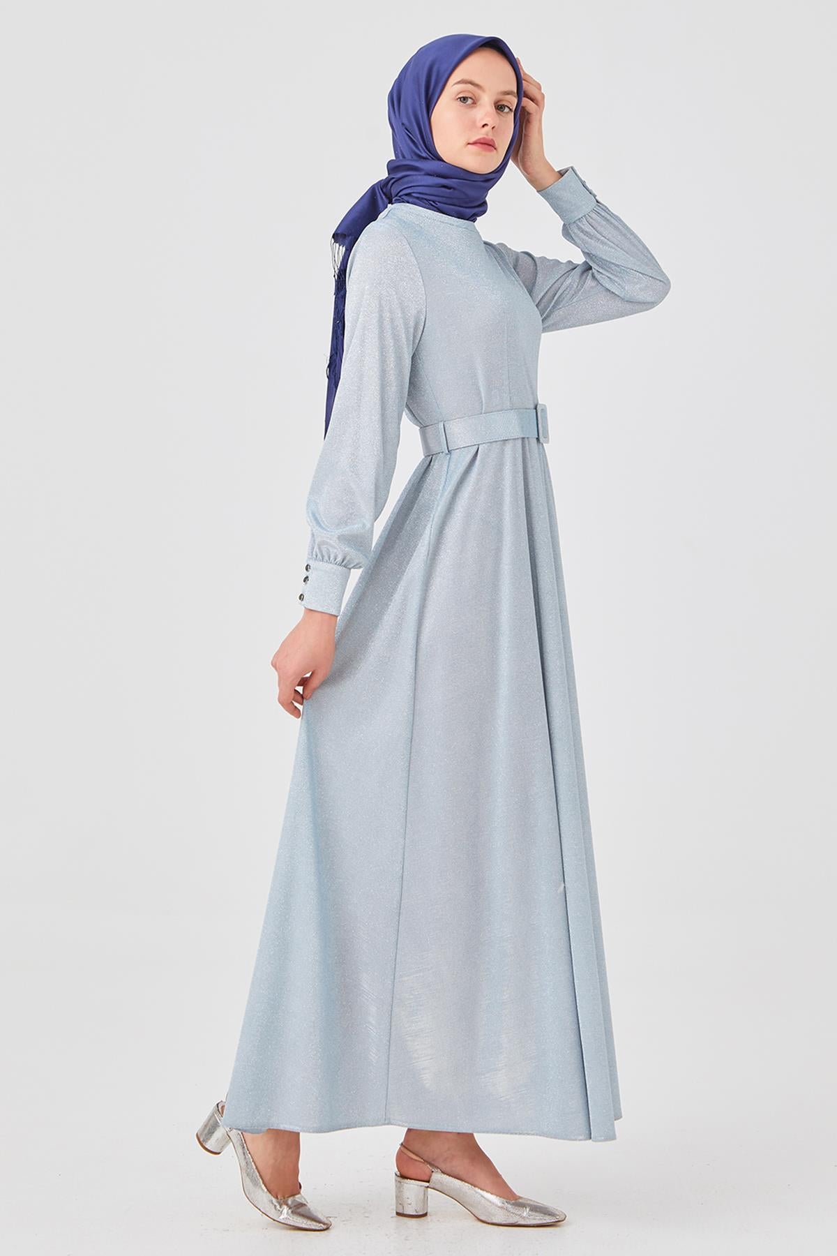 Doque Evening Dress-Blue