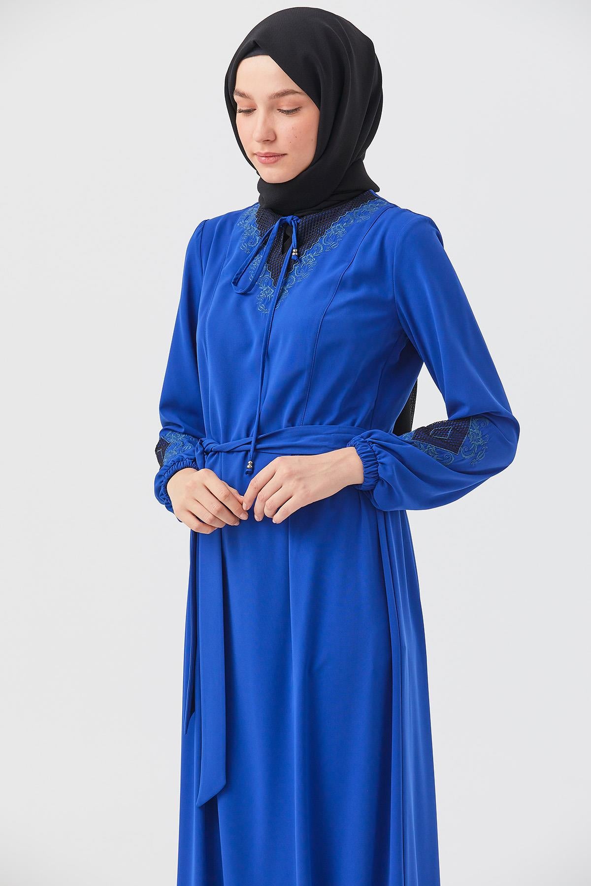 Doque Dress-Sax color
