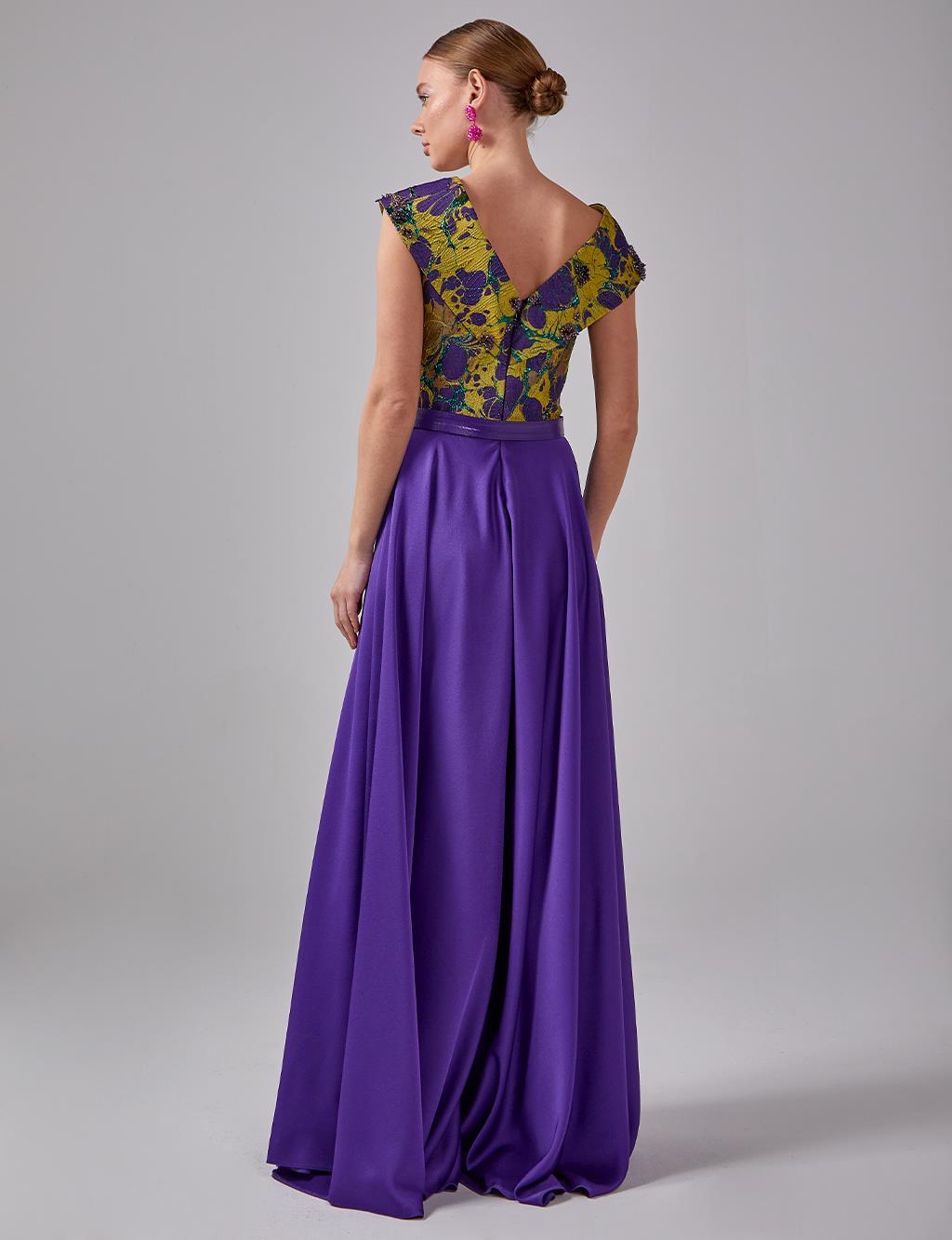 Tiara Jumpsuit Green-Purple
