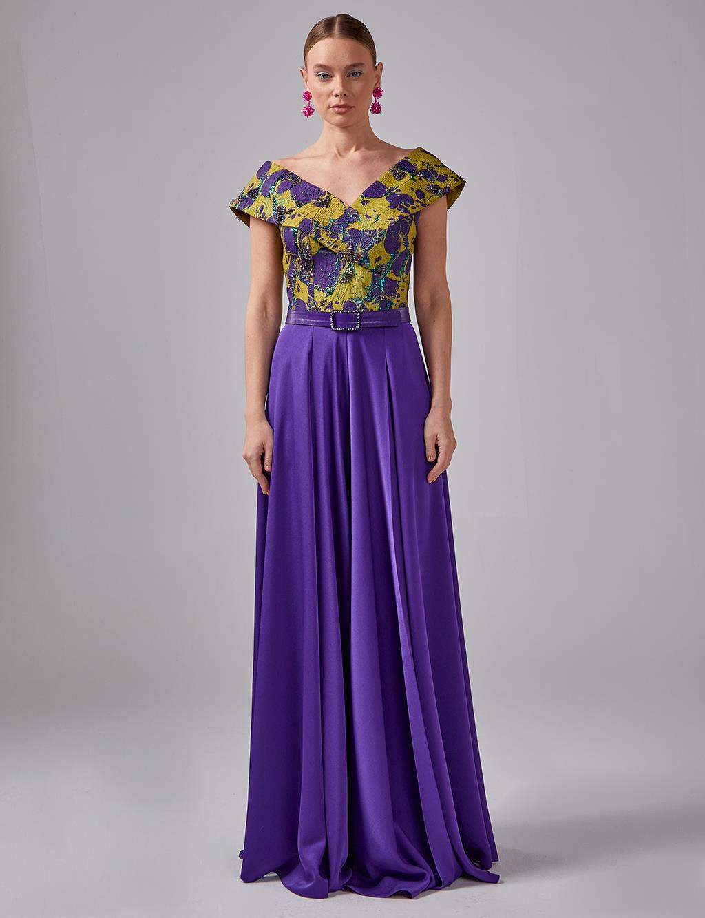 Tiara Jumpsuit Green-Purple