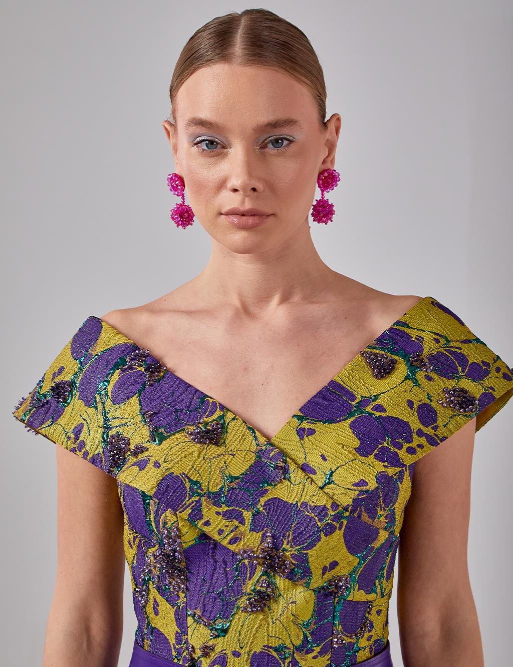 Tiara Jumpsuit Green-Purple