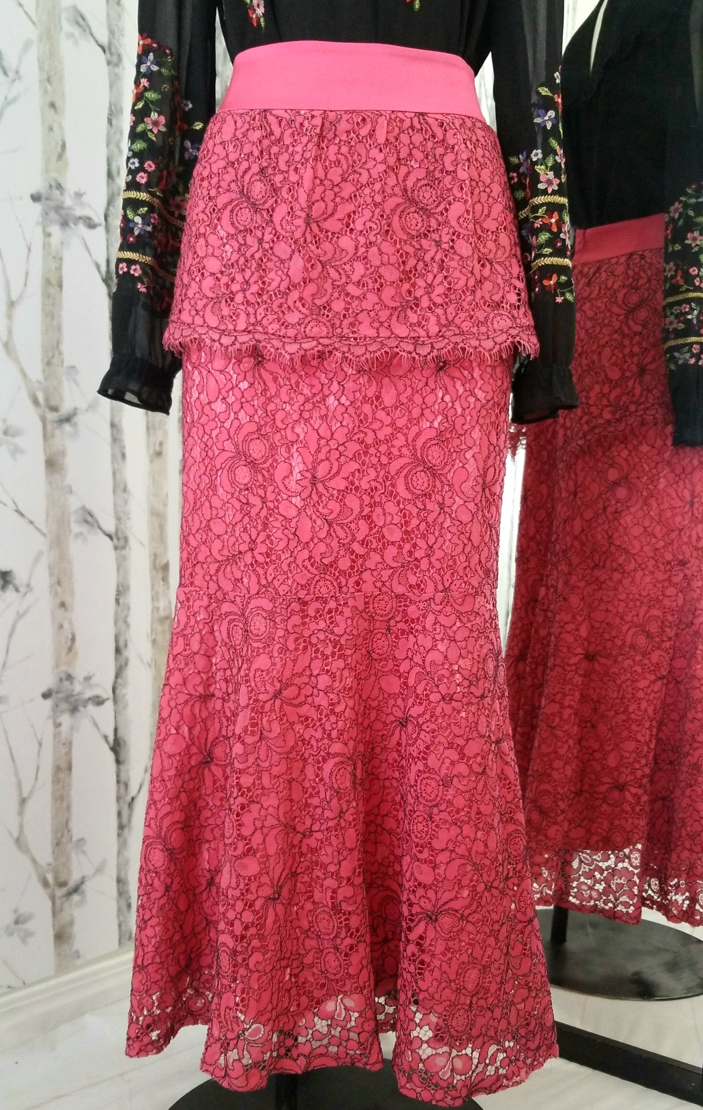 Long Lace Skirt