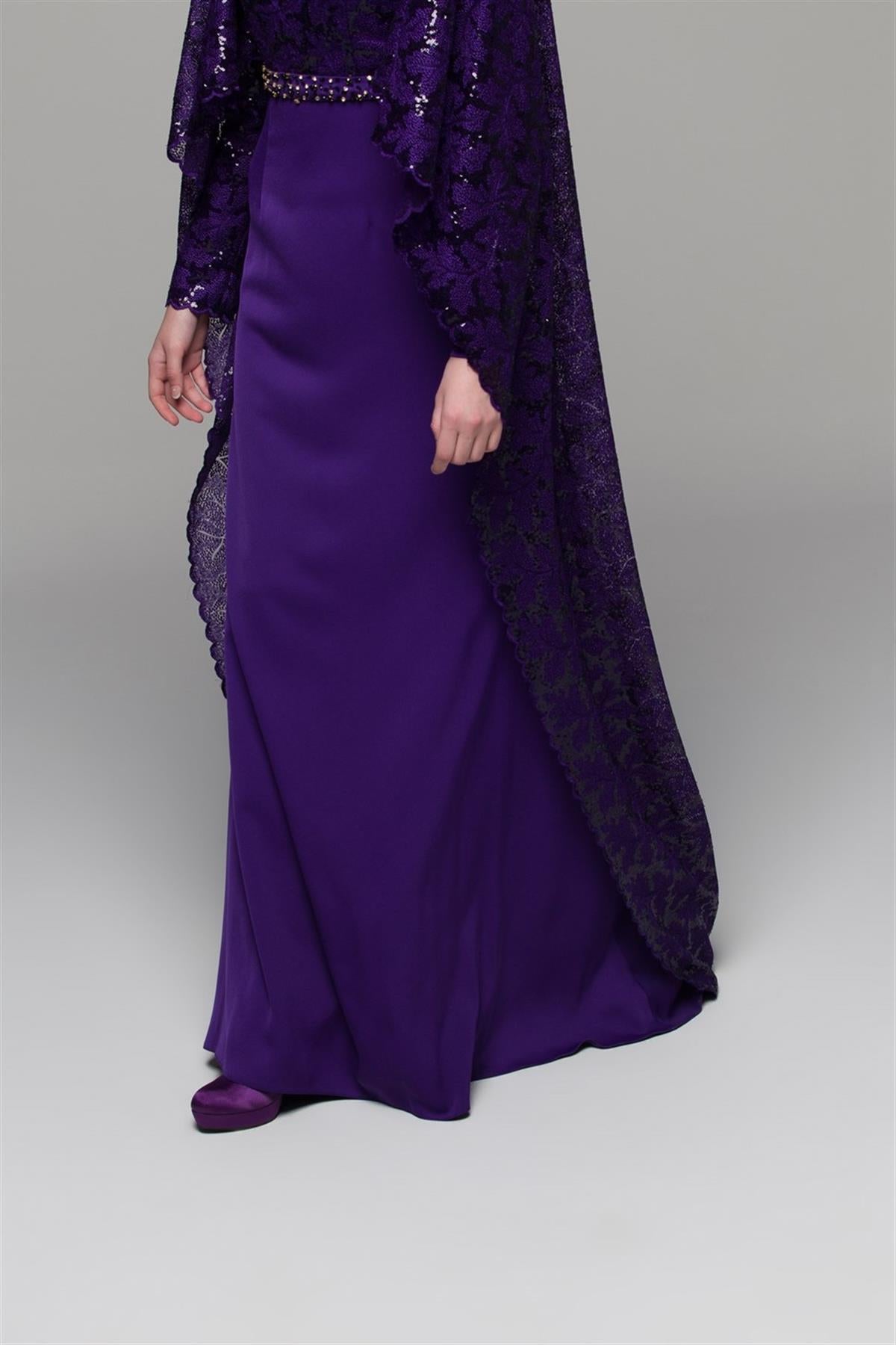 Armine Evening Dress-Cape