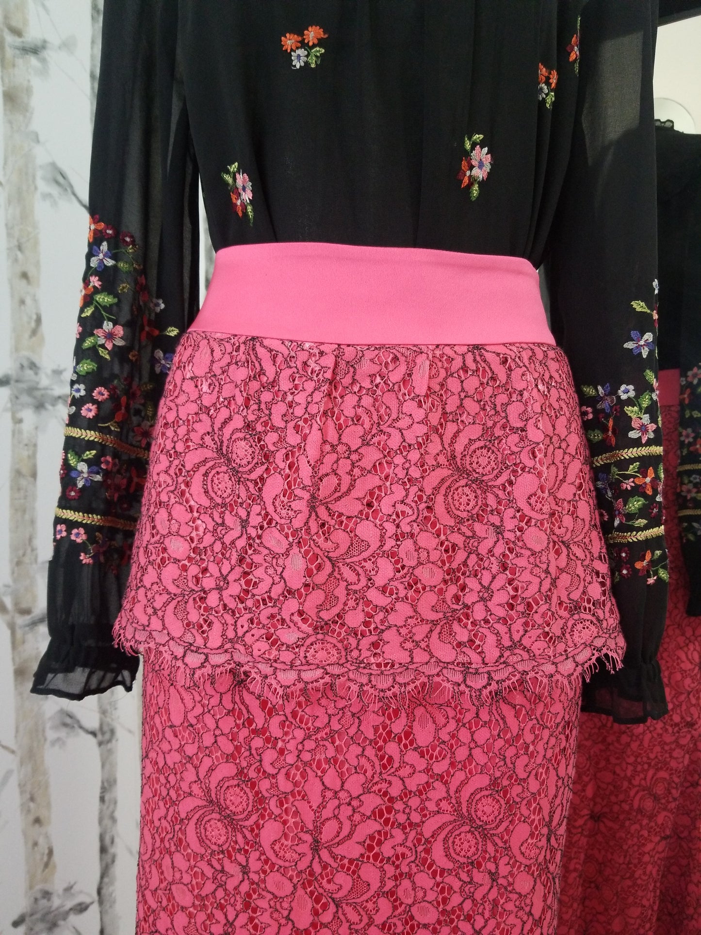 Long Lace Skirt
