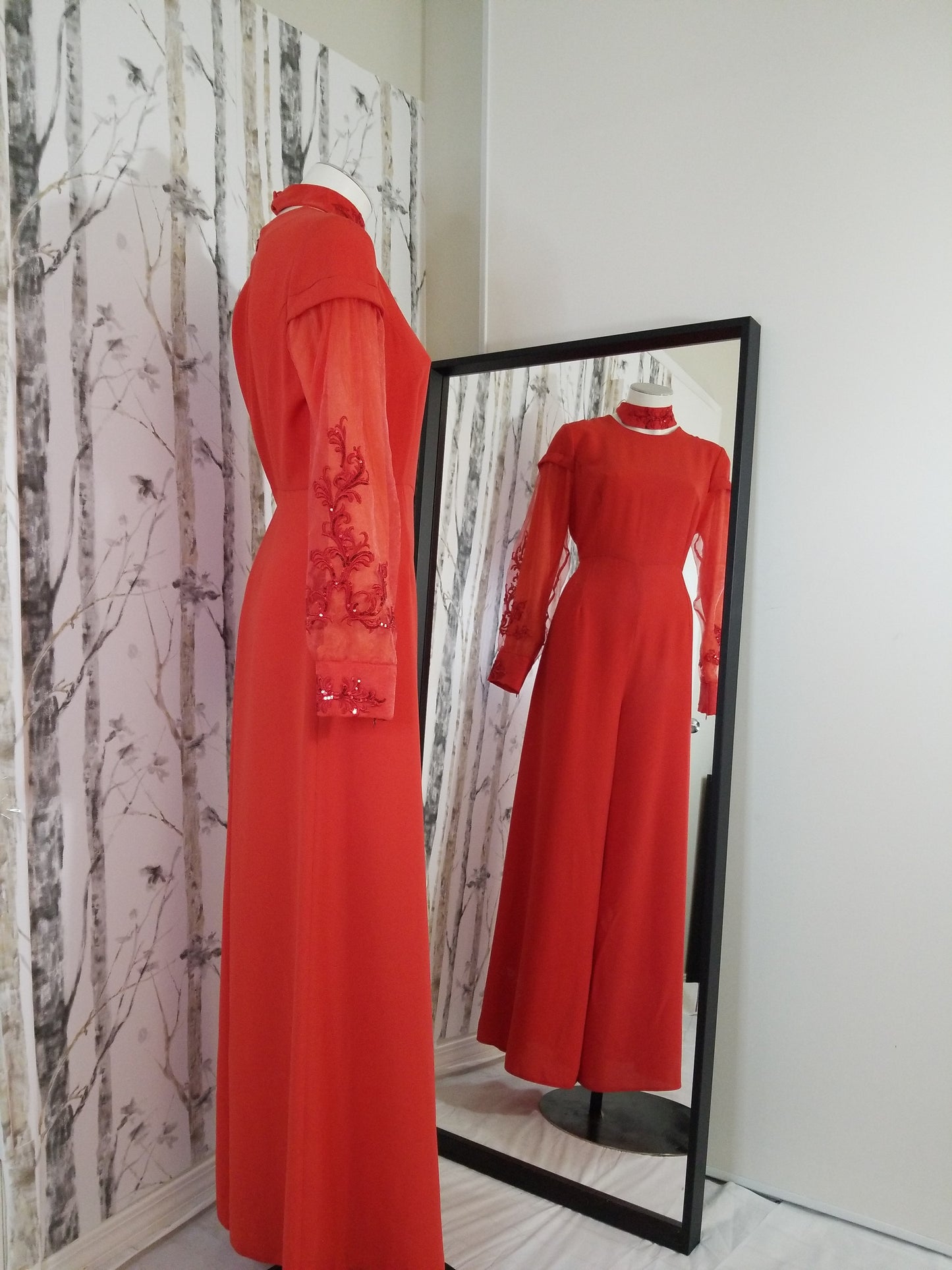 Wide leg Long sleeve Jumpsuit