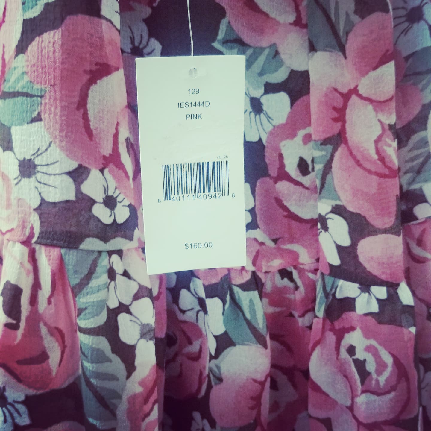 Floral Dress with Belt