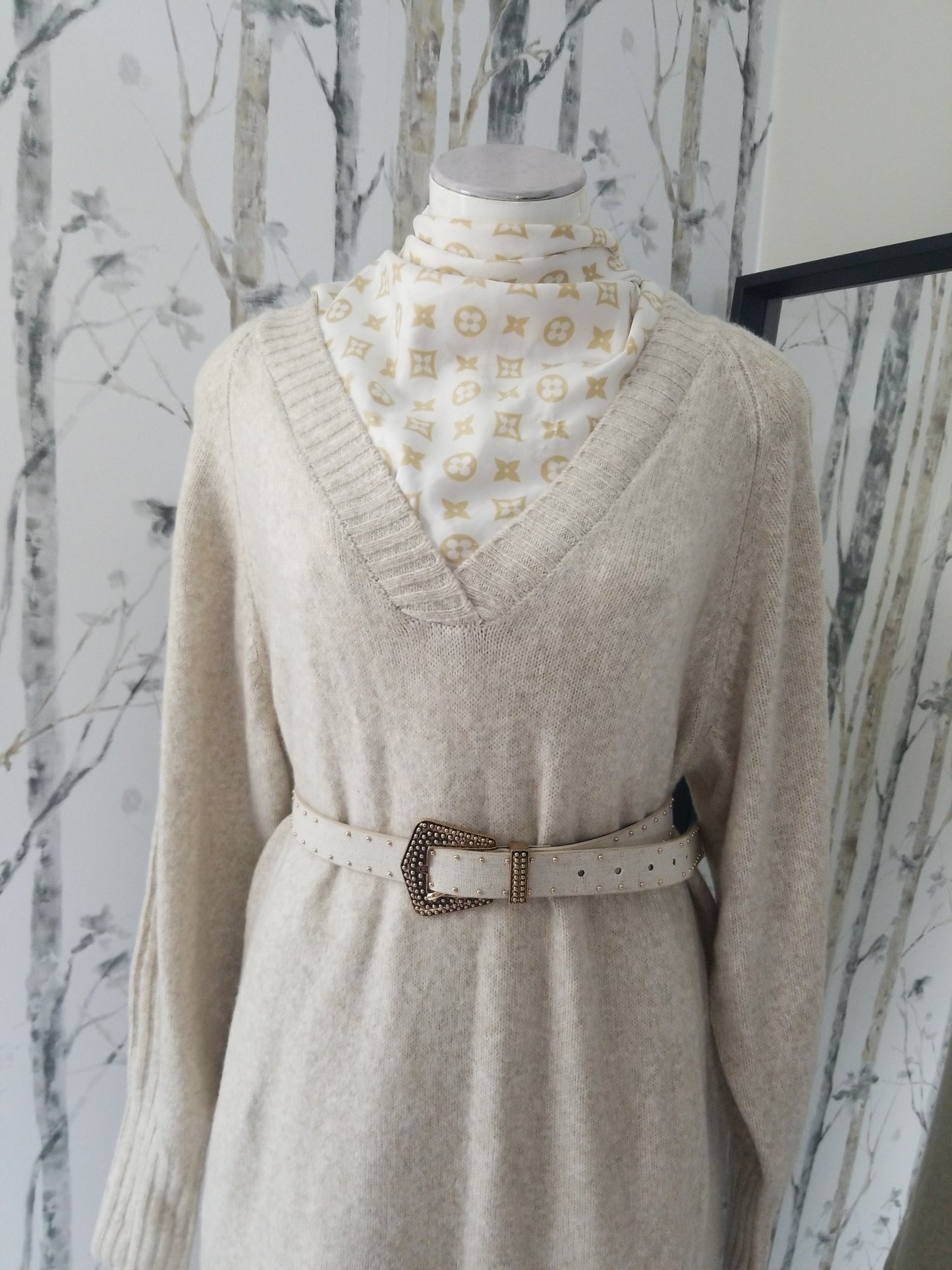 Long sweater dress