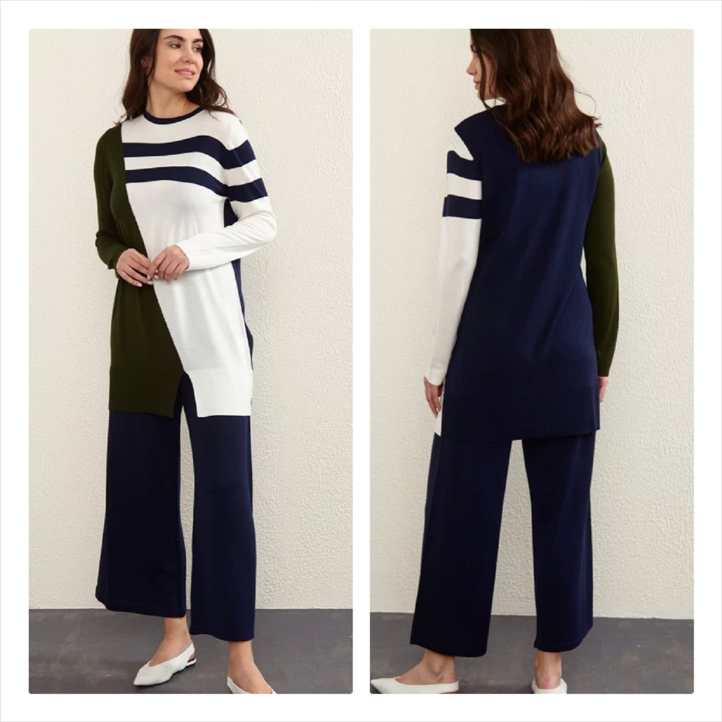 Knitwear set pant and top