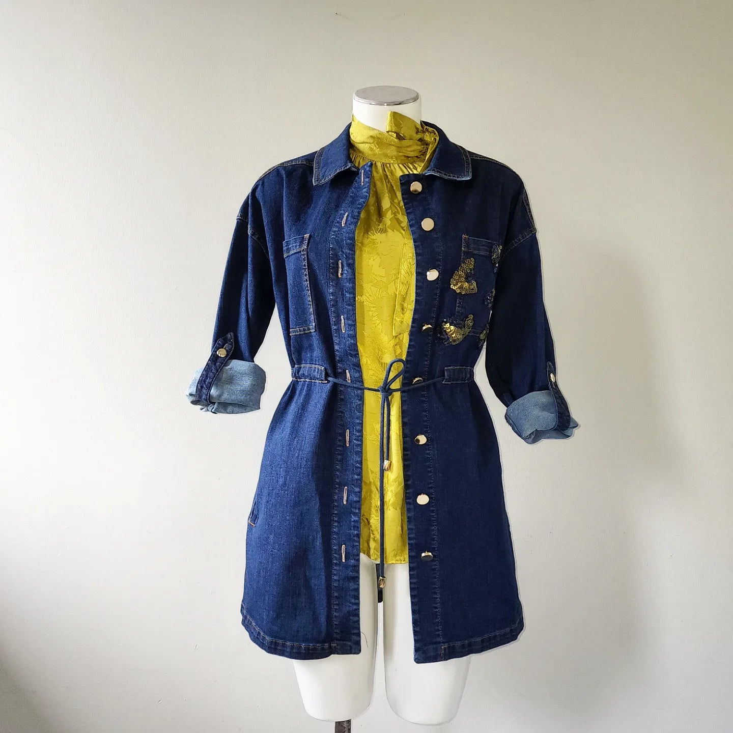 Long Jeans Jacket