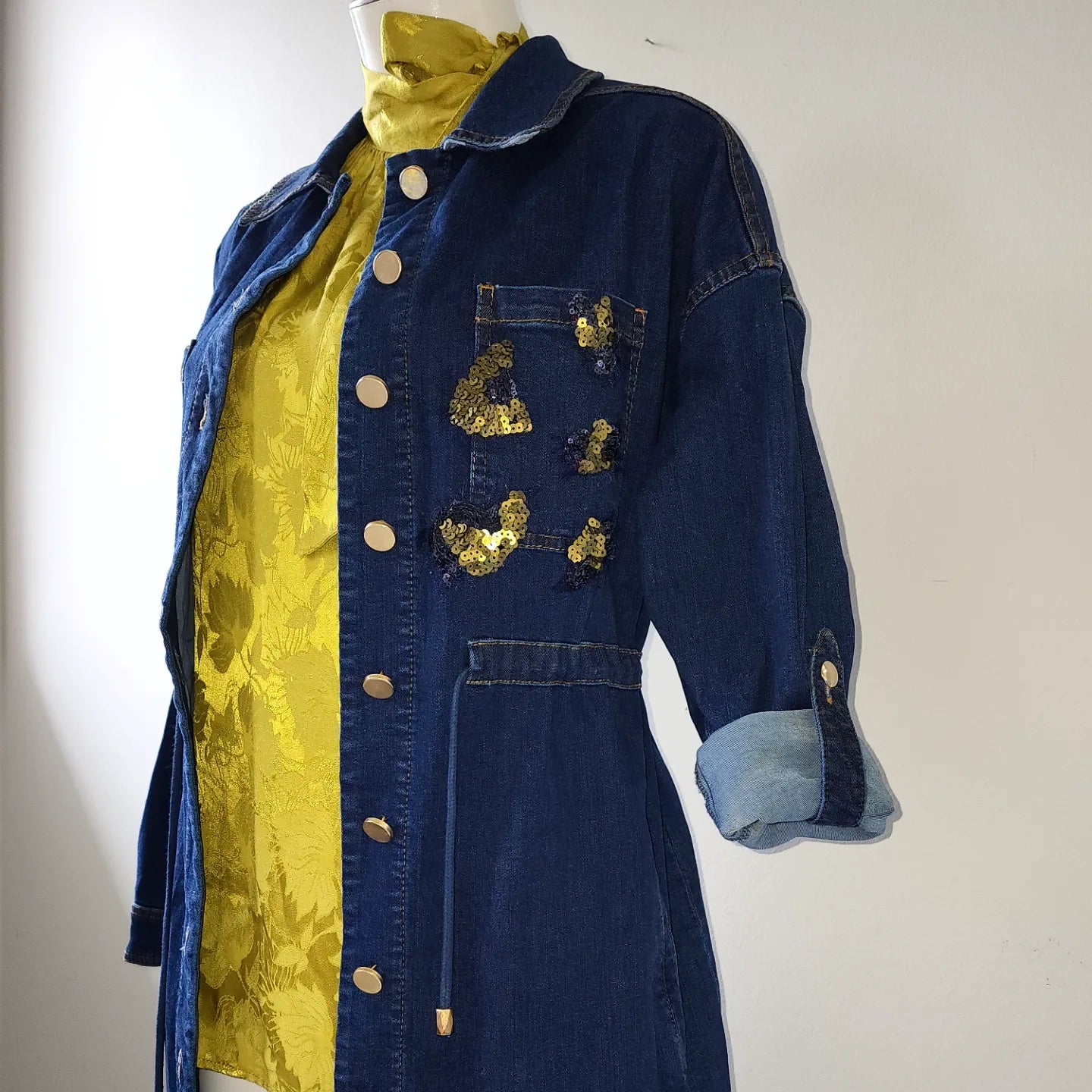Long Jeans Jacket