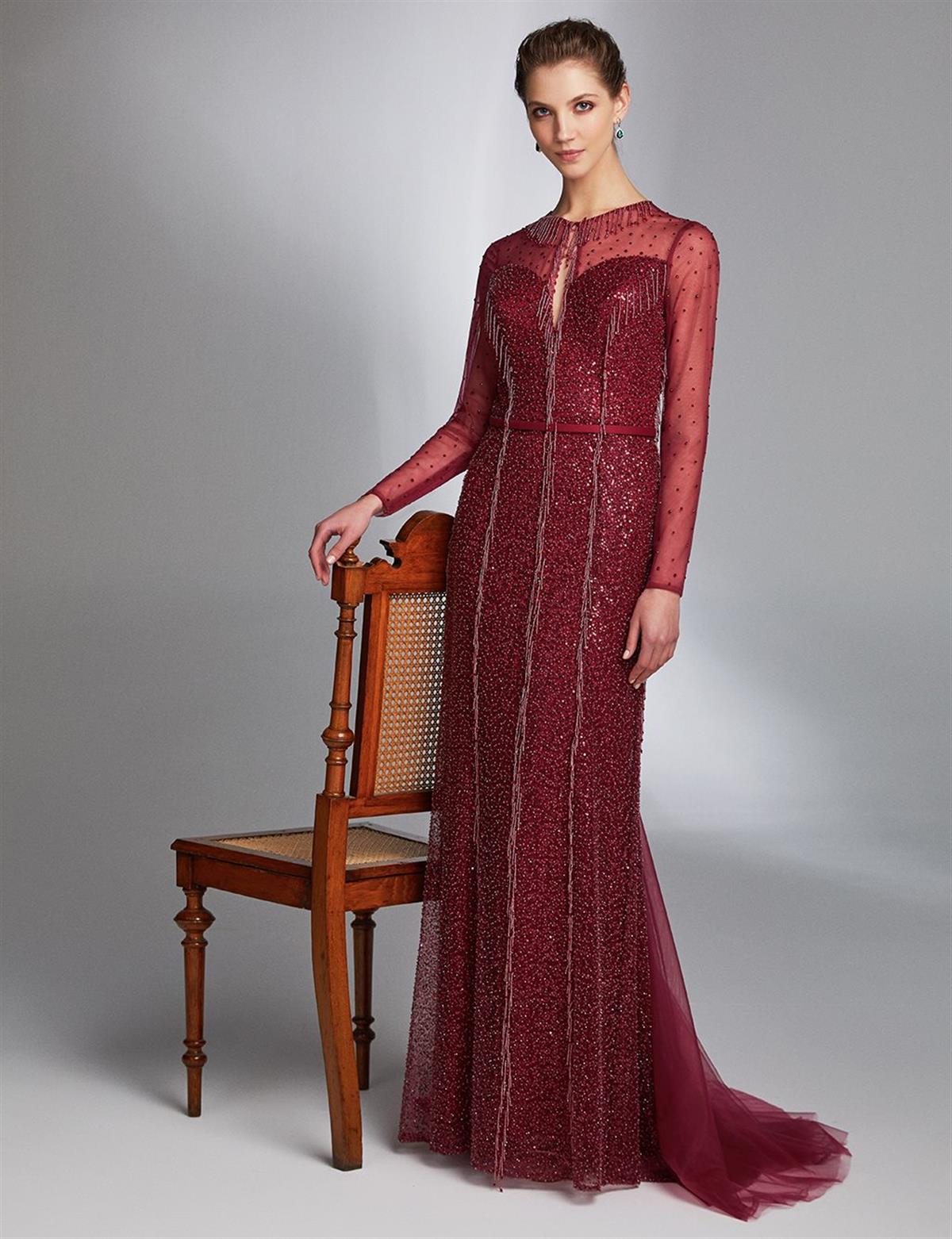 Tiara Evening Dress-TA-B9-26089-26