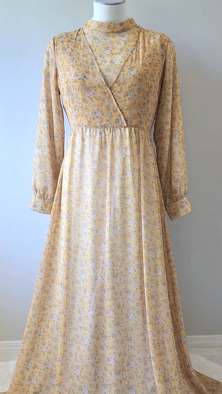 Tuğba floral Long Dress