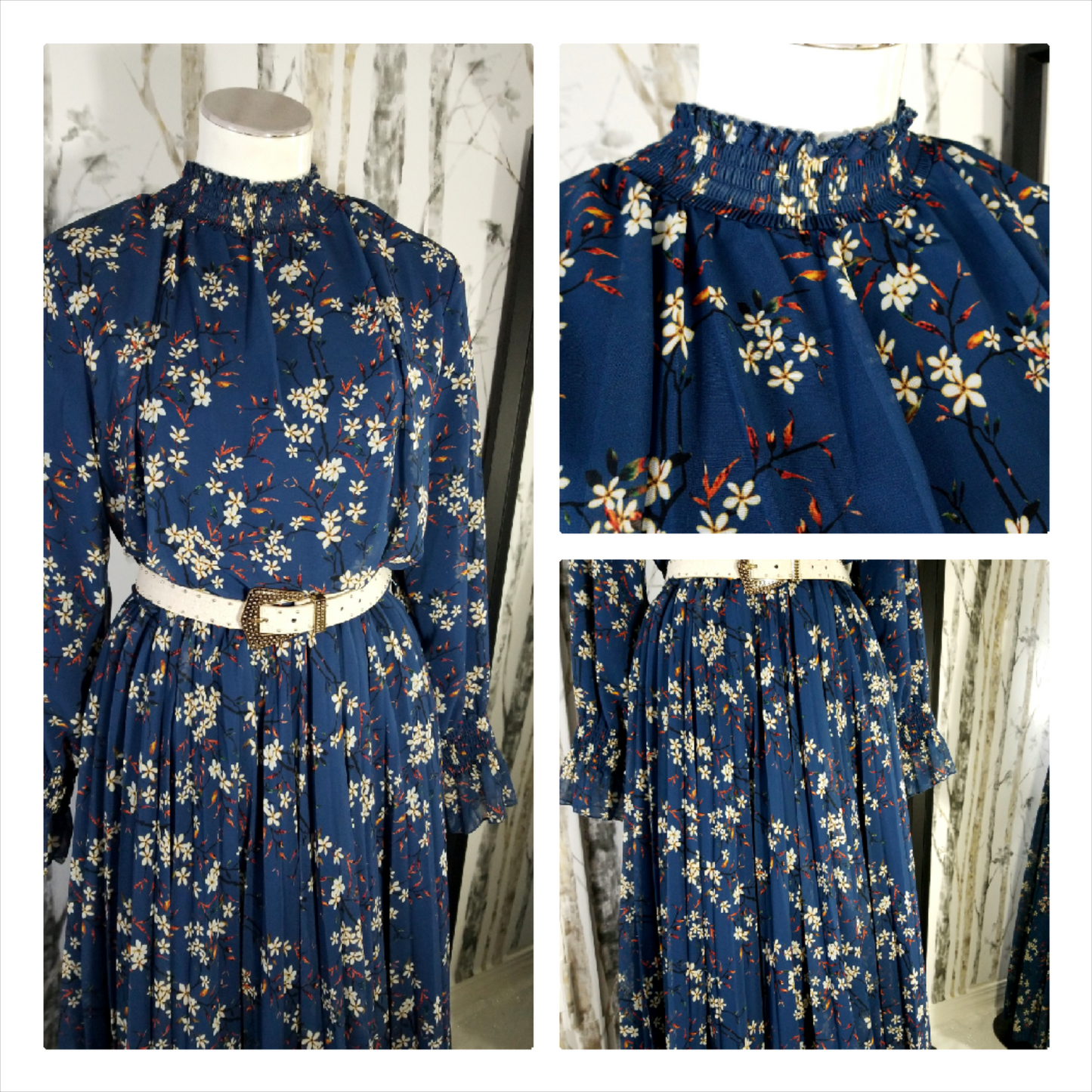Long floral dress