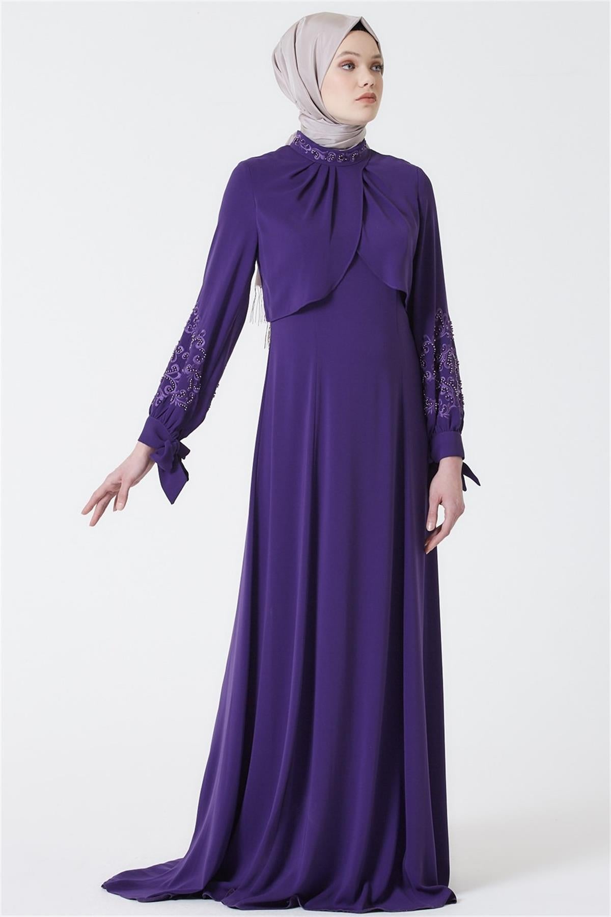 Armine Evening Dress Purple