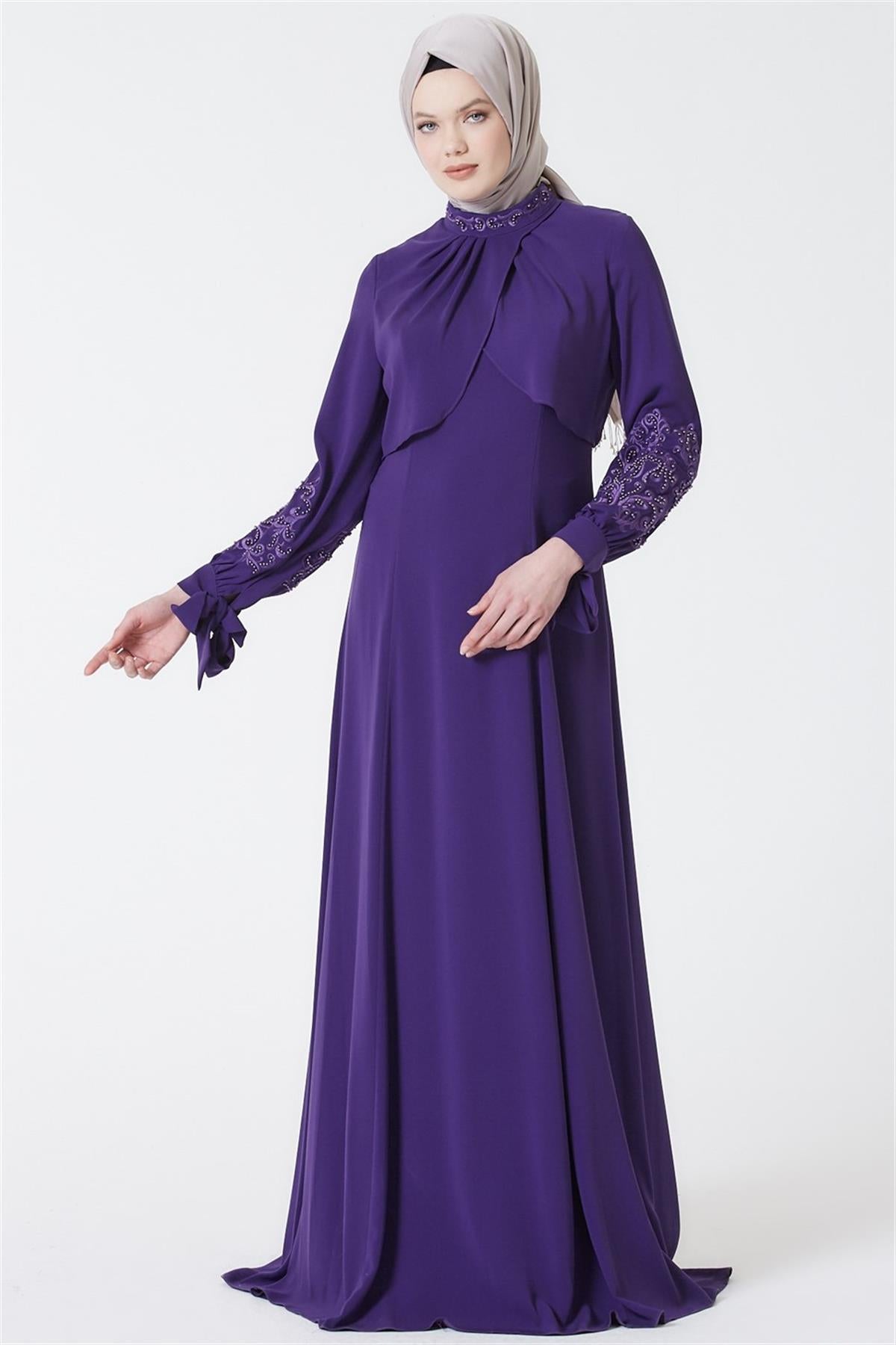 Armine Evening Dress Purple
