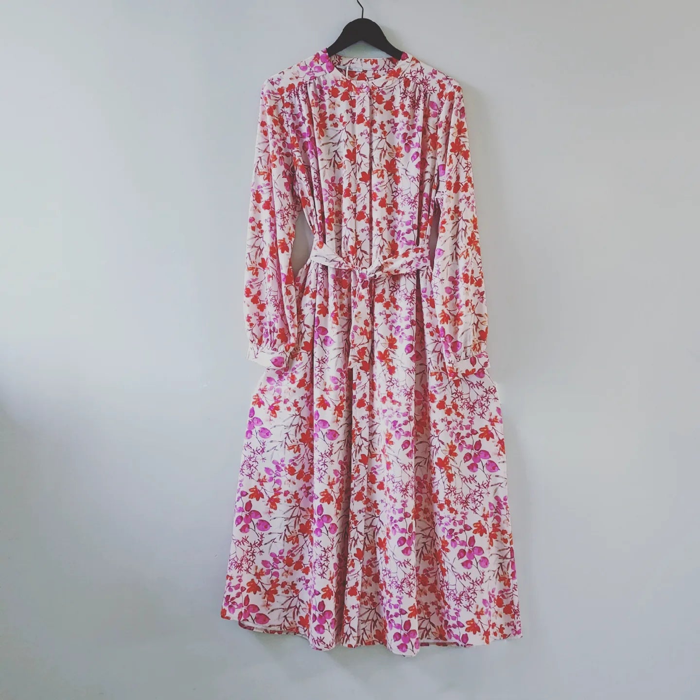 Armine floral shirt dress