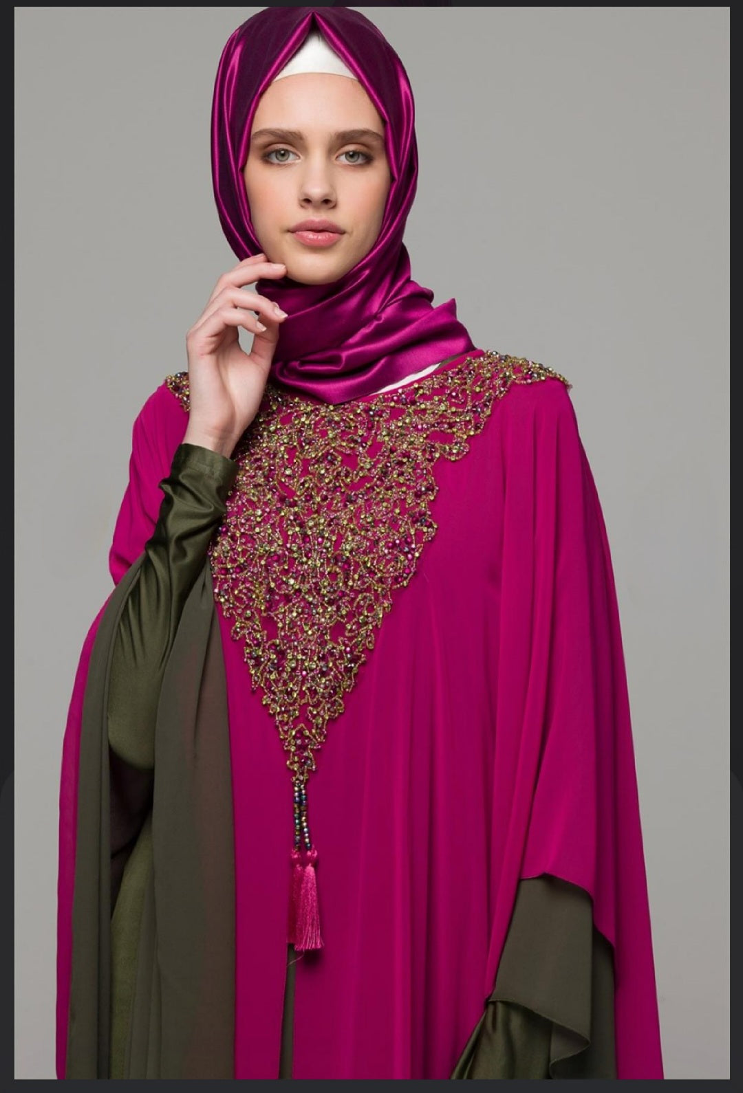 Armine Sequin Abaya Dress Two pieces